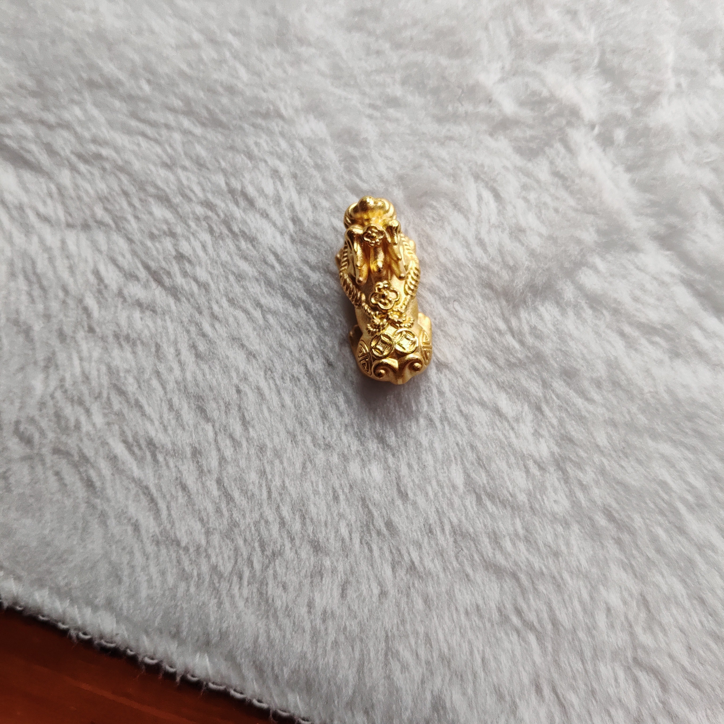 金元宝足金999貔貅珠子首饰