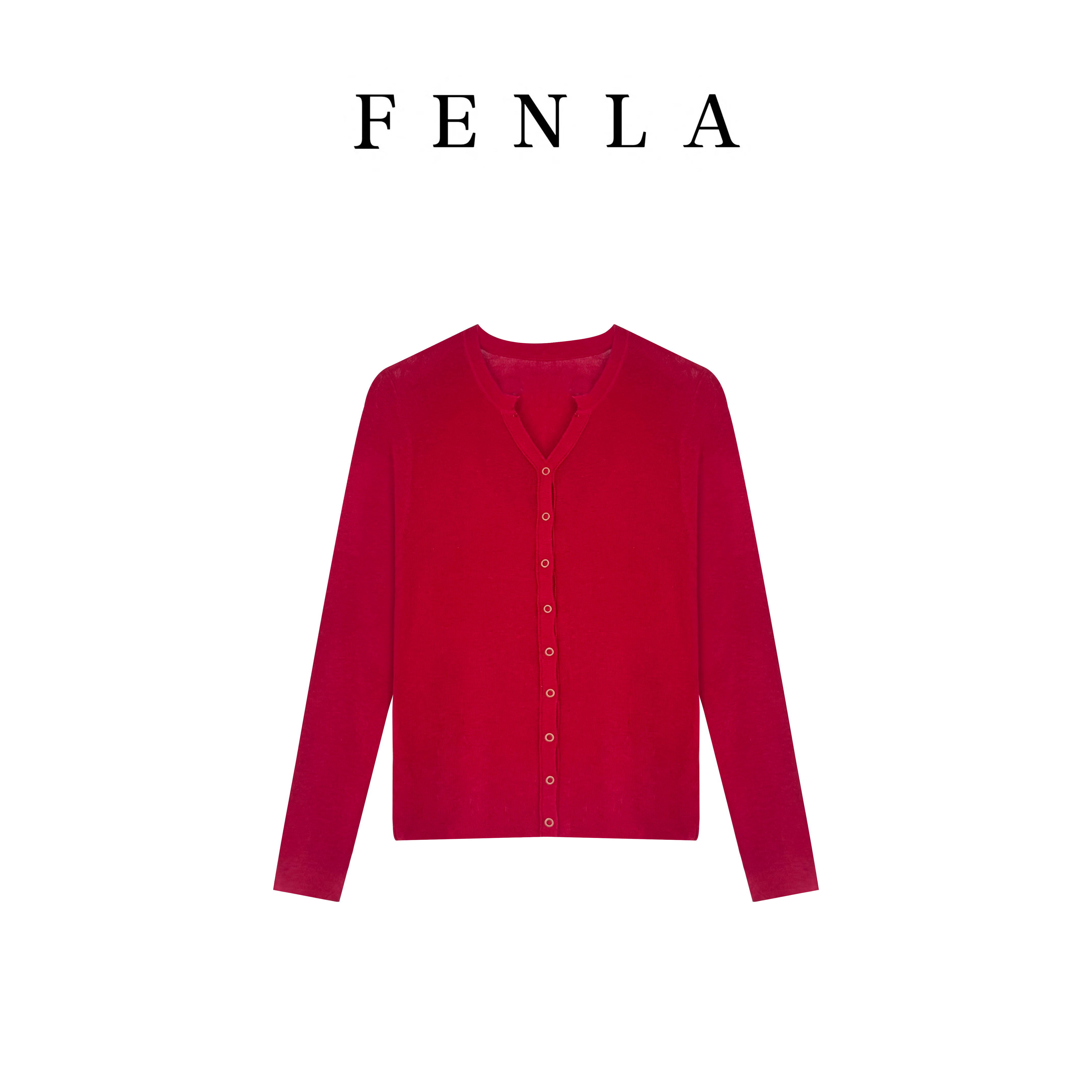 【惠姐私服】百搭长袖针织开衫简约气质百搭毛衣上衣 85535