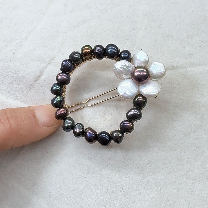 淡水珍珠珍珠银S925镶嵌