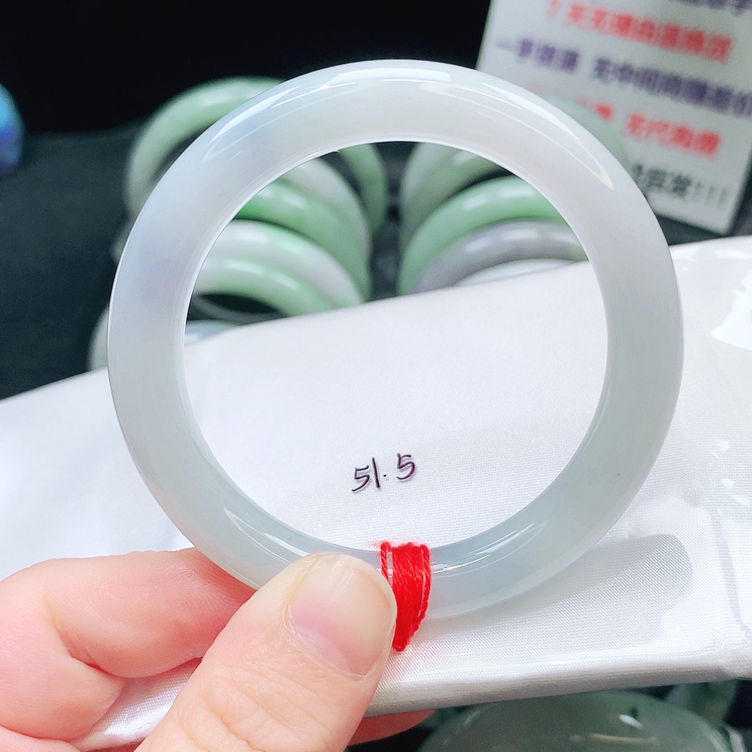 翡翠未镶嵌手镯y4