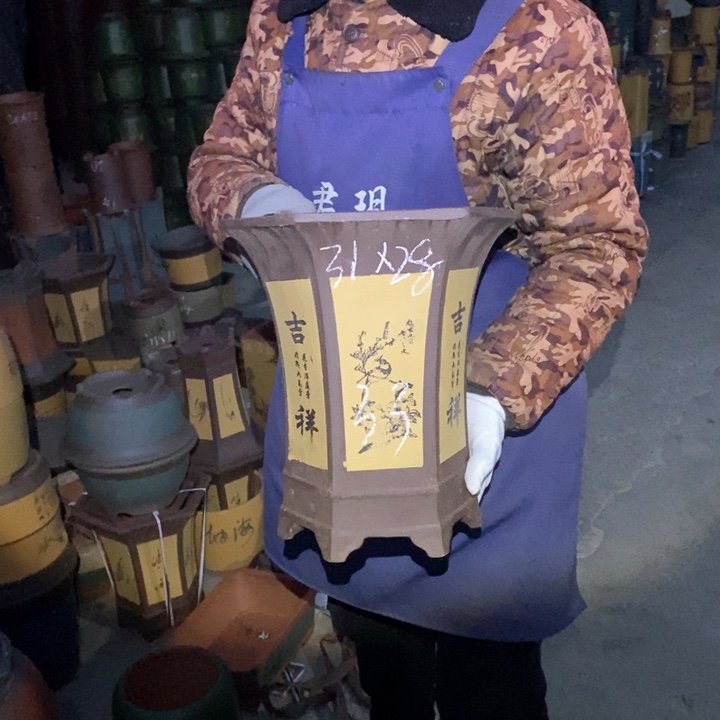 紫砂花盆盆栽花卉苗木种植