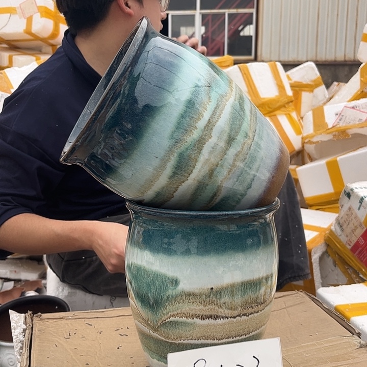 紫砂花盆宜兴紫砂粗陶花盆
