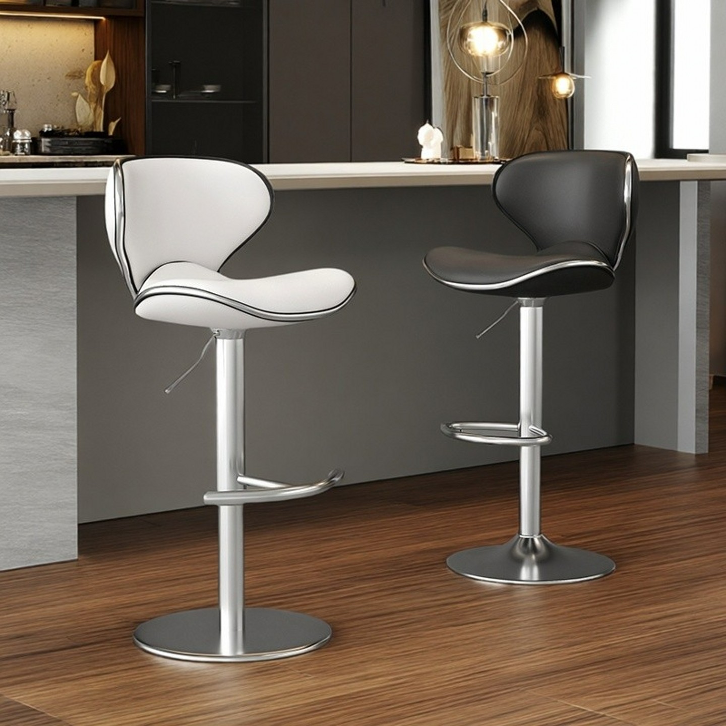 吧台椅子家用升降高脚凳现代简约酒吧椅新款收银前台轻奢吧台凳子