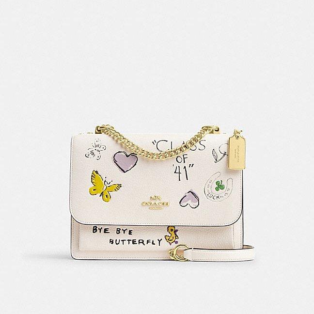 COACH蔻驰素描印花KLARE斜挎包CAK15 IMCAH