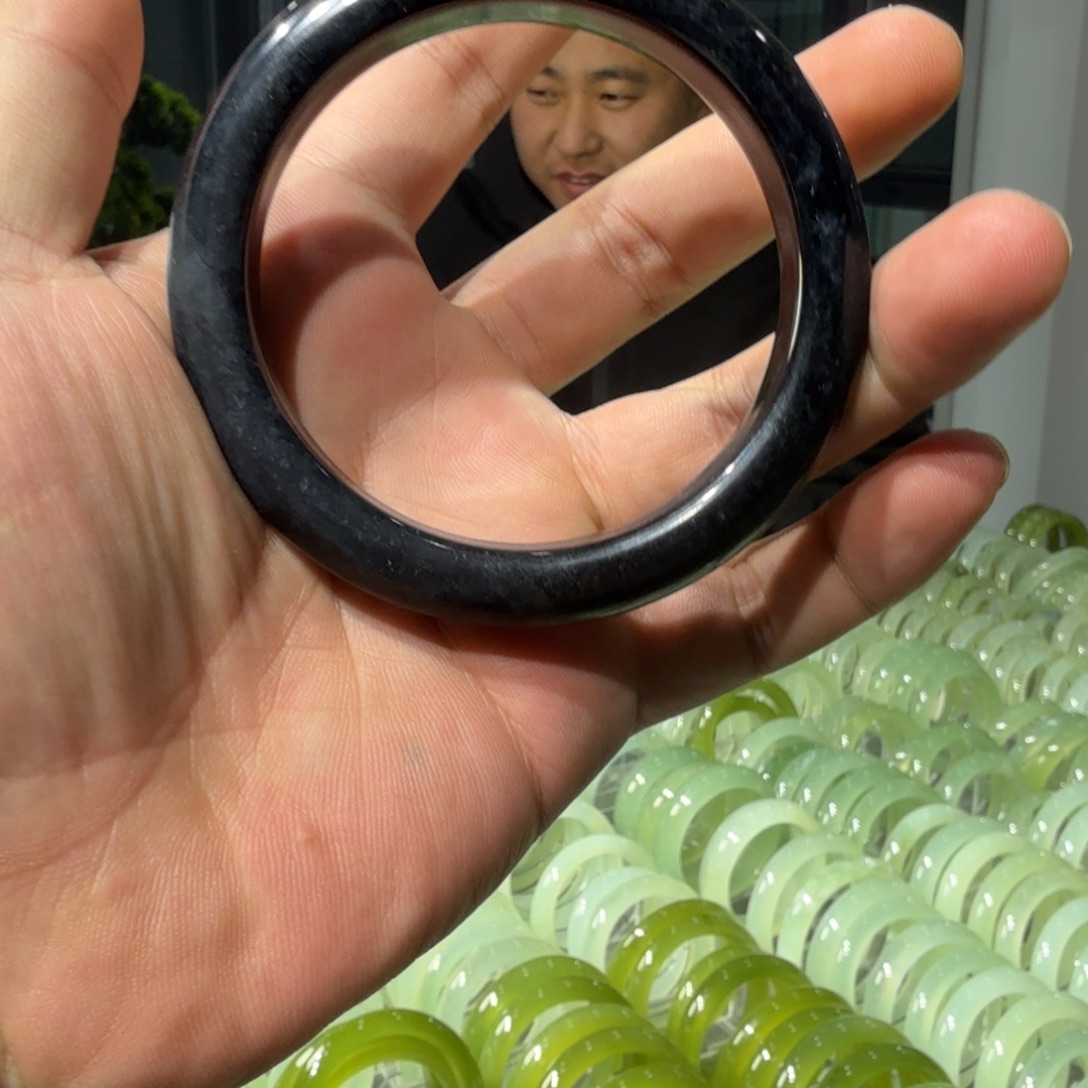 蛇纹石玉合金手镯