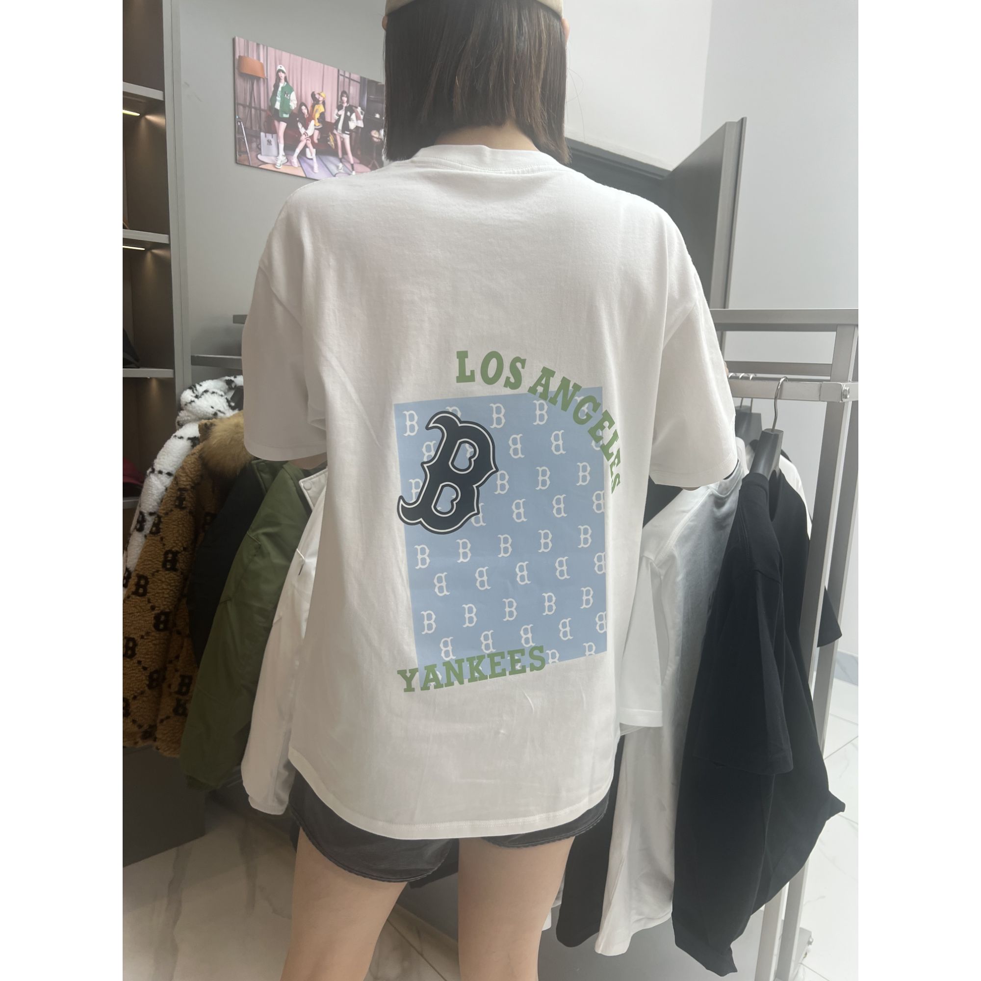 重磅休闲圆领情侣时尚百搭短袖TB款