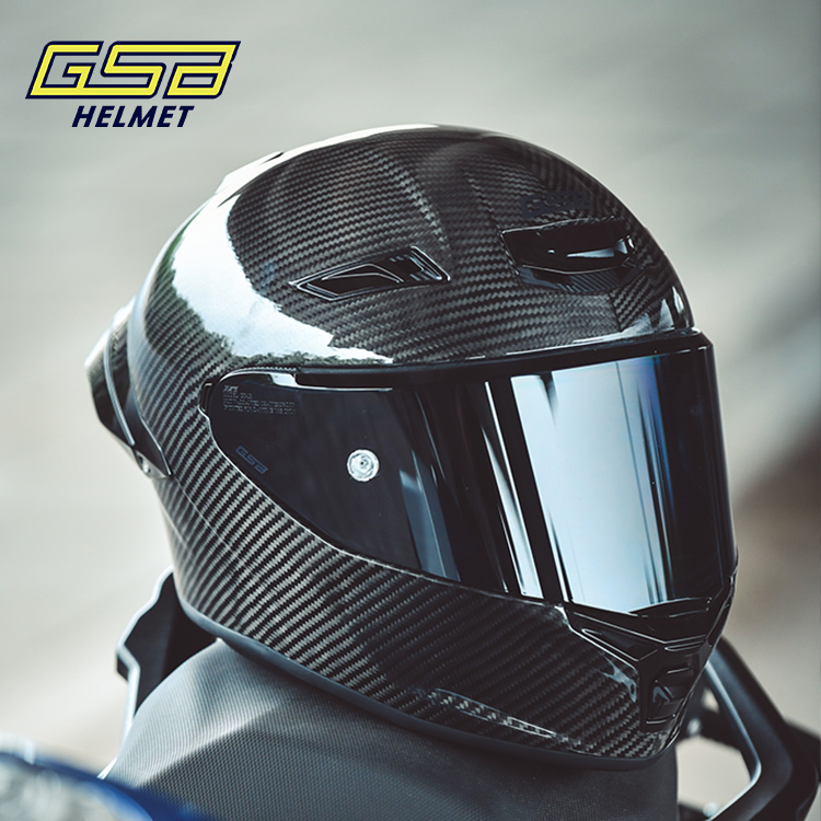 GSB摩托车头盔RC5碳纤维全覆式机车摩旅头盔骑行拉力全盔男款