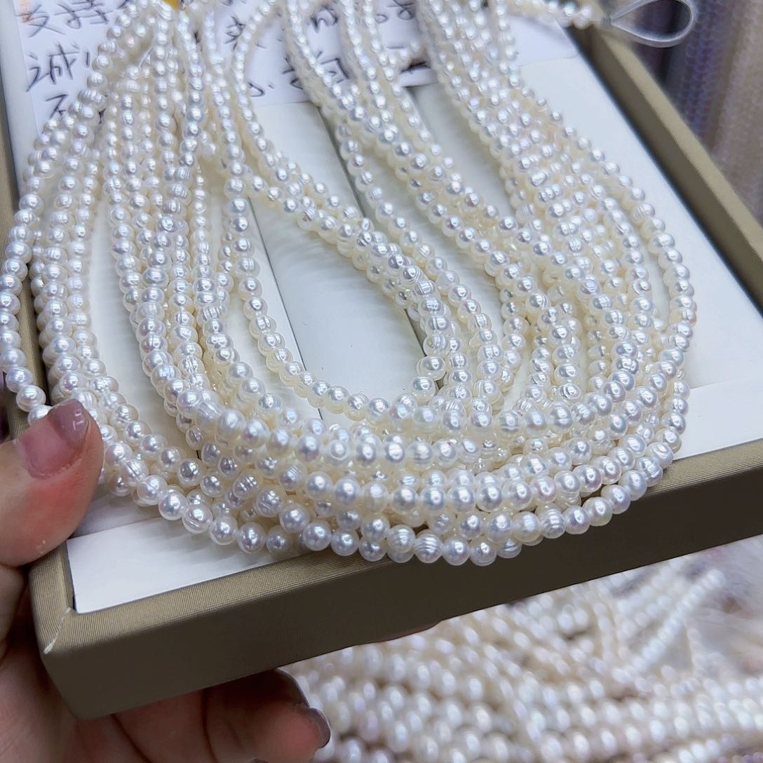 未镶嵌淡水珍珠23号，38厘米4.5.毫米