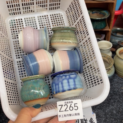 紫砂花盆微瑕265口径3.5左右