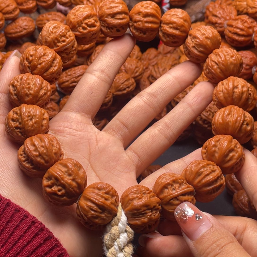 文玩核桃手串鎏*树王京八棱手持