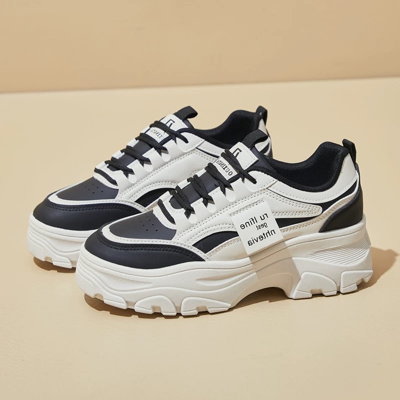 女生休闲时尚百搭厚底运动老爹鞋XT150