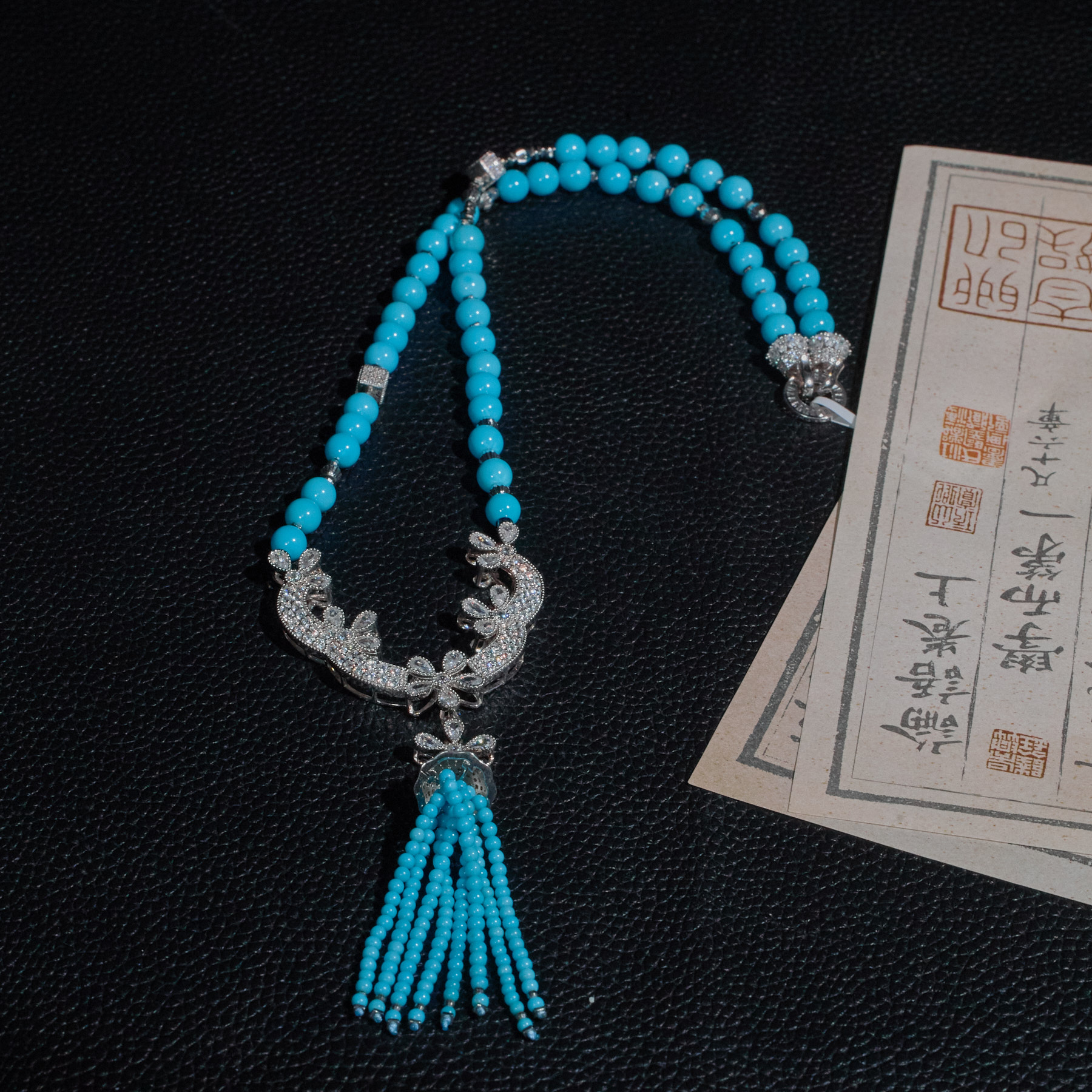 绿松石项链未镶嵌多样性发 卡6@@N7249