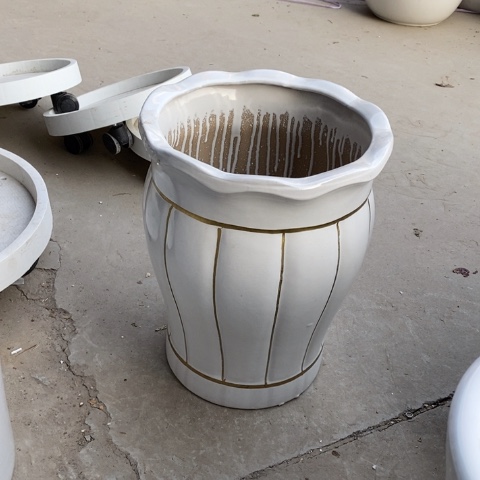 低腰花口白金南瓜中 口26/34