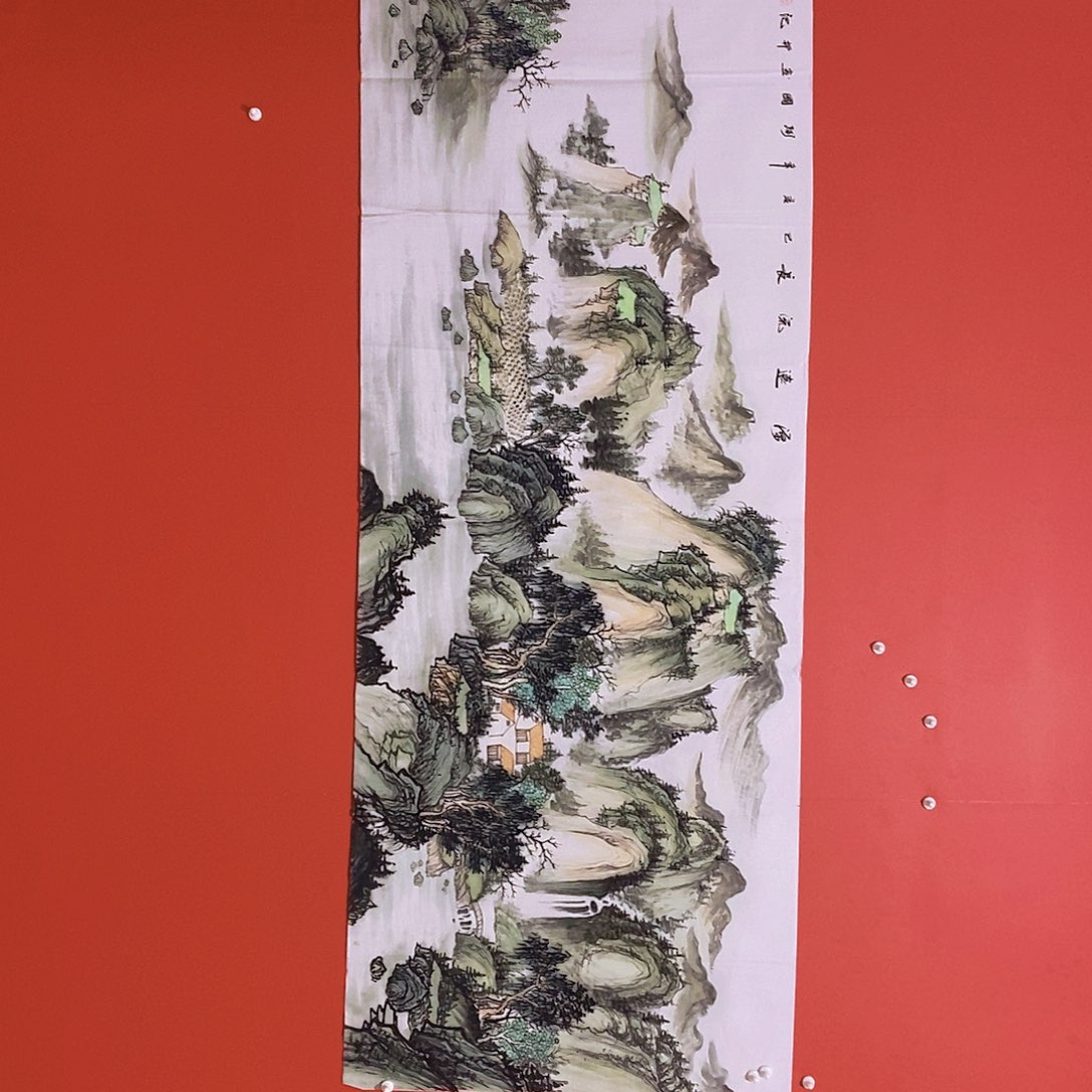 国画山水花鸟字画书画