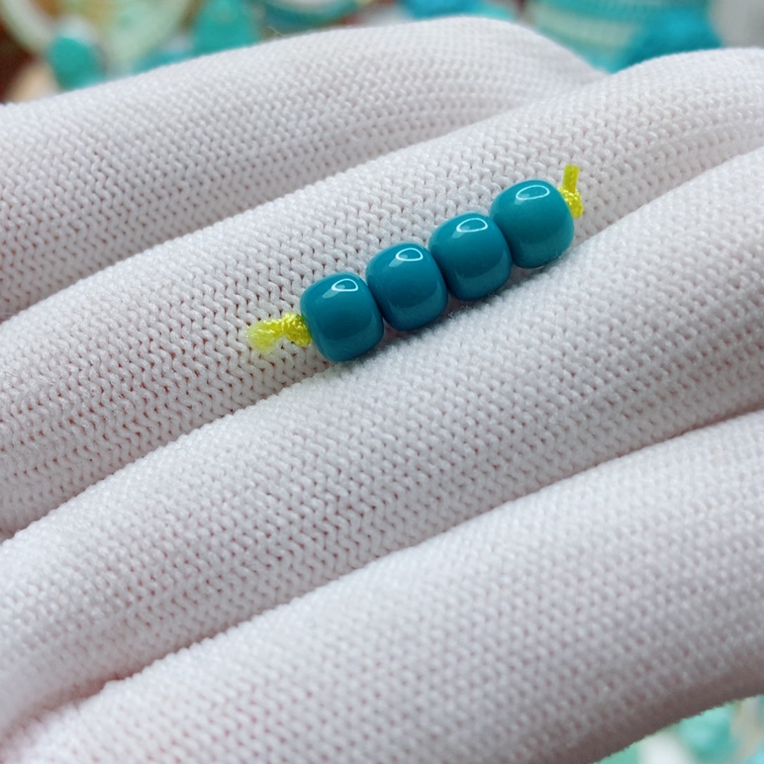 绿松石未镶嵌老型珠子6m