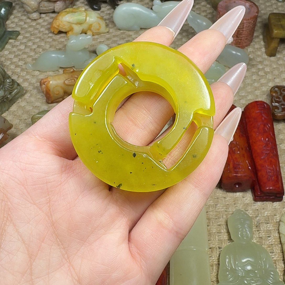 白玉菩提吊坠挂件