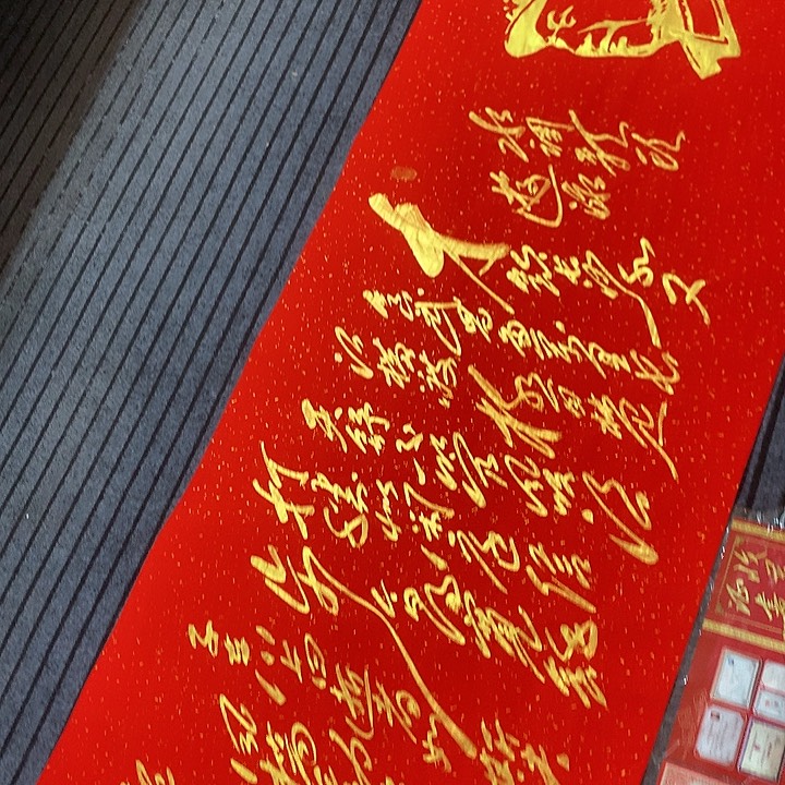 书法冯伟老师红头像游泳