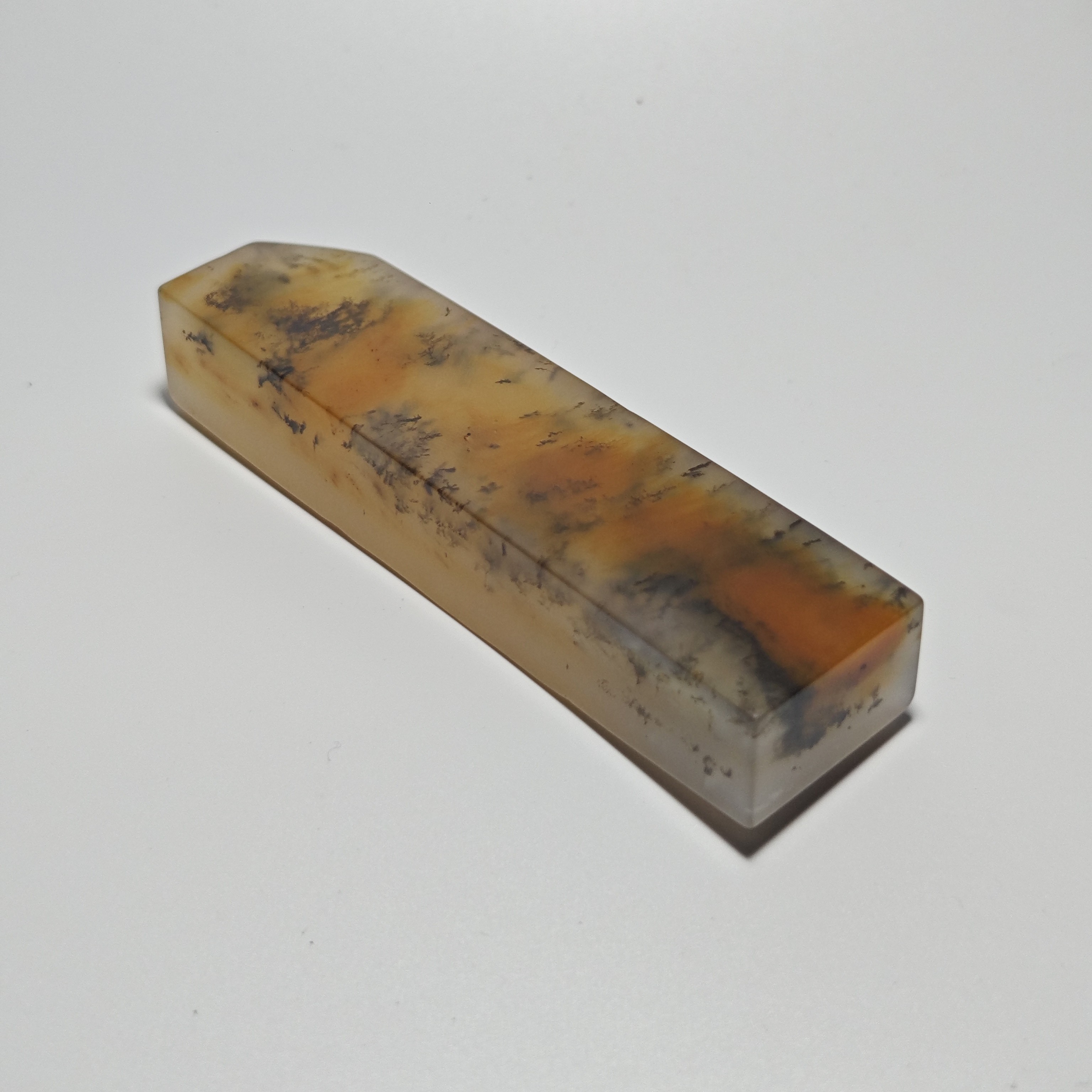 黄荣玉扁章高透性老性玉石