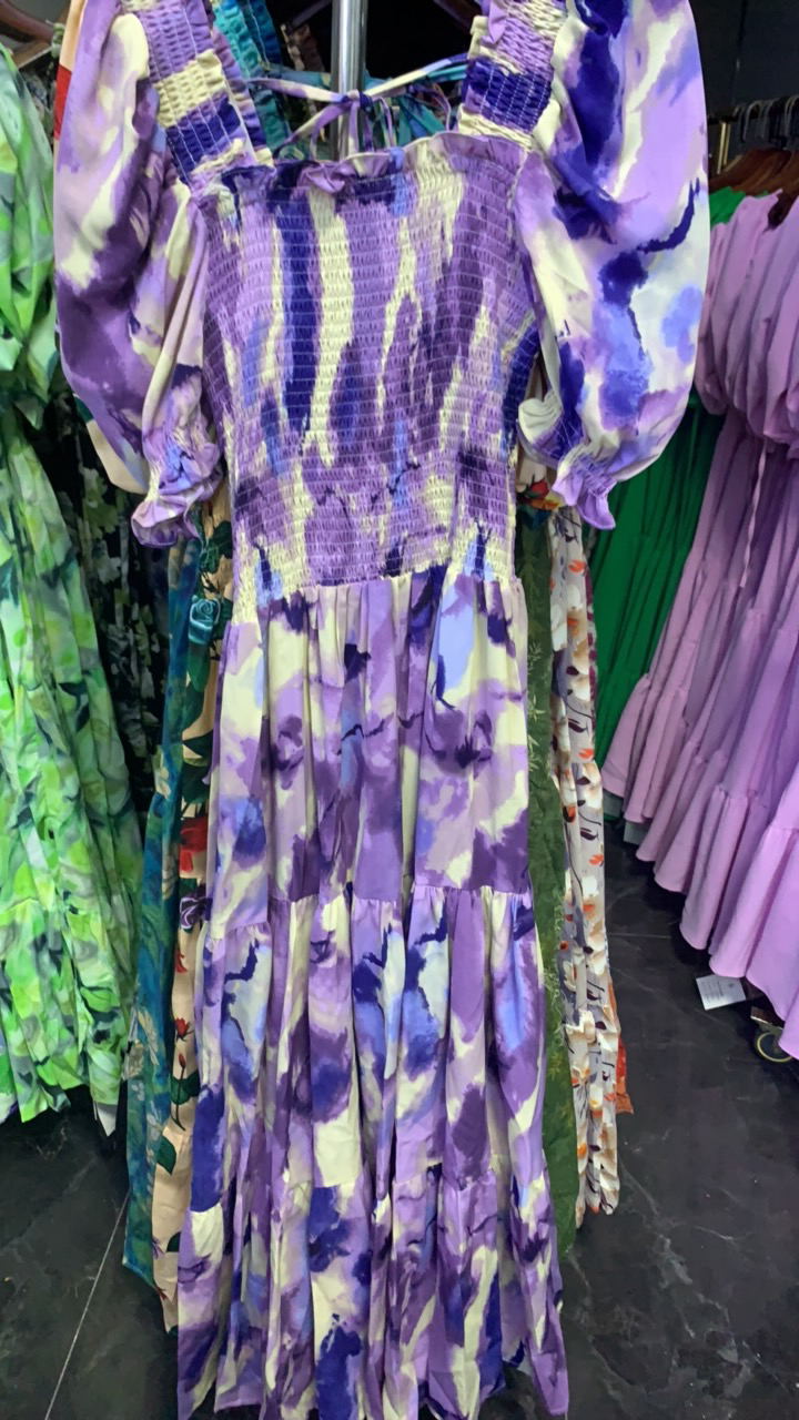 新品孤品 003碎花大摆裙 度假