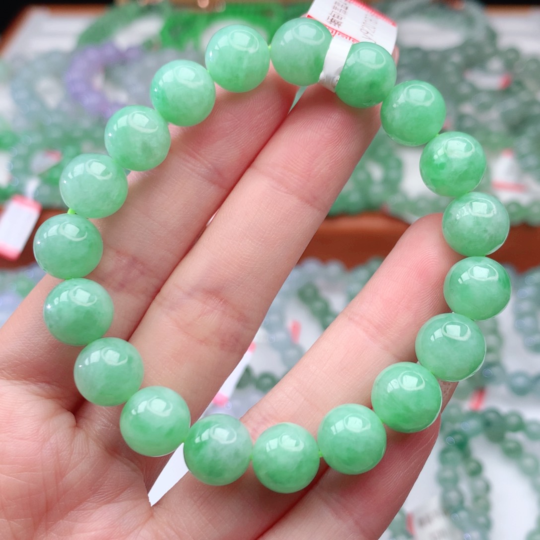 翡翠手链未镶嵌翡翠10mm