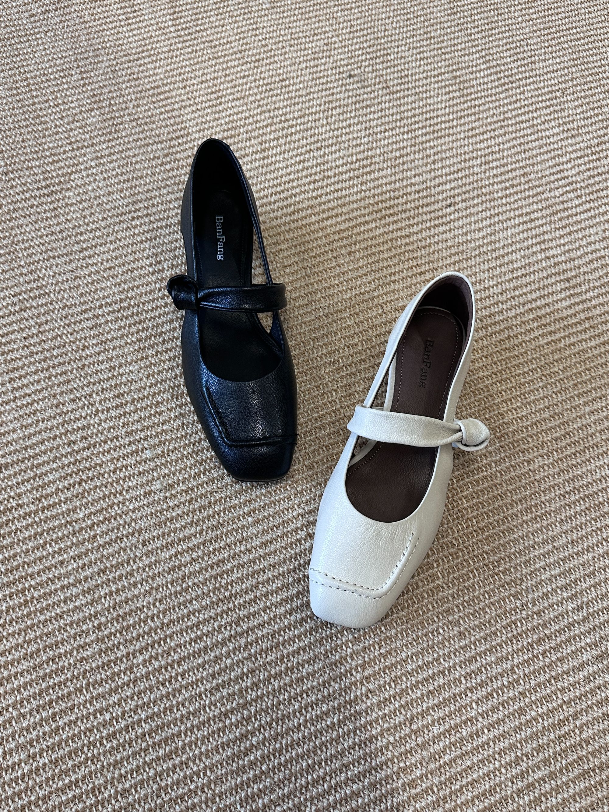 玛丽珍女鞋夏季|34-40|2.5cm|春季粗跟复古乐福鞋学院风浅口单鞋