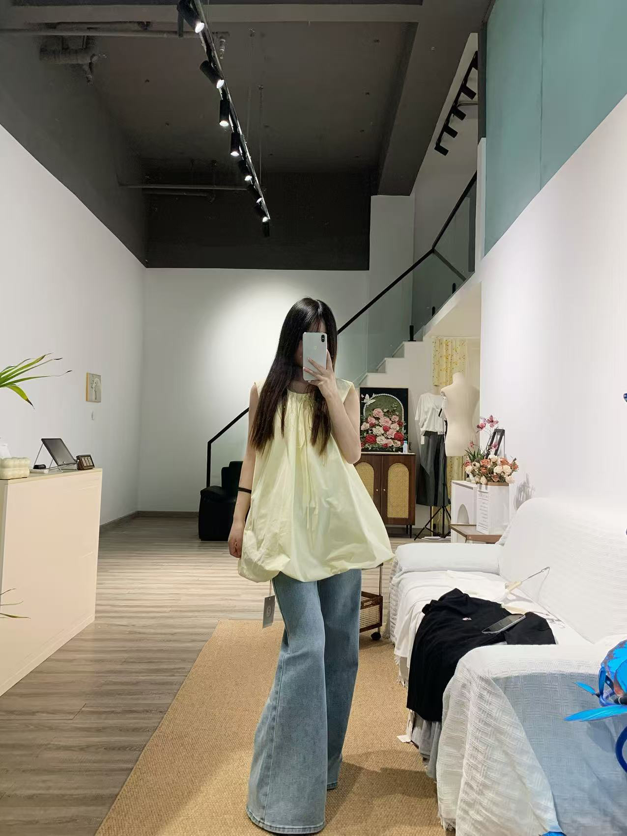 小个子酷版花苞连衣裙甜美休闲时尚百搭夏季