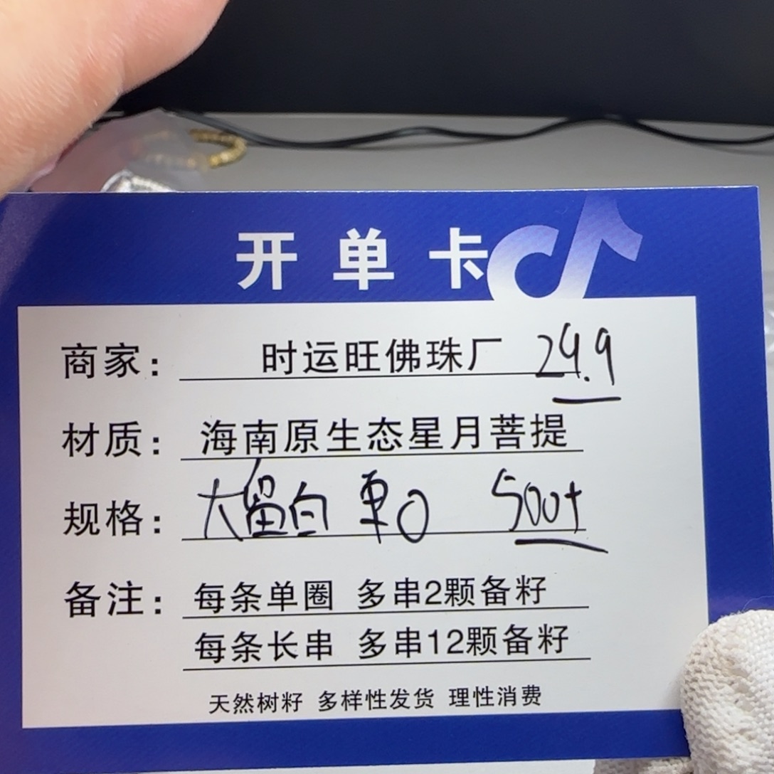 吊坠星月菩提         