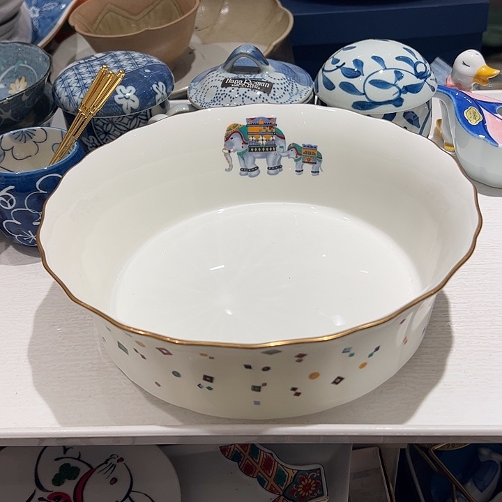 腾***琪瓷大牌大象超大钵超润