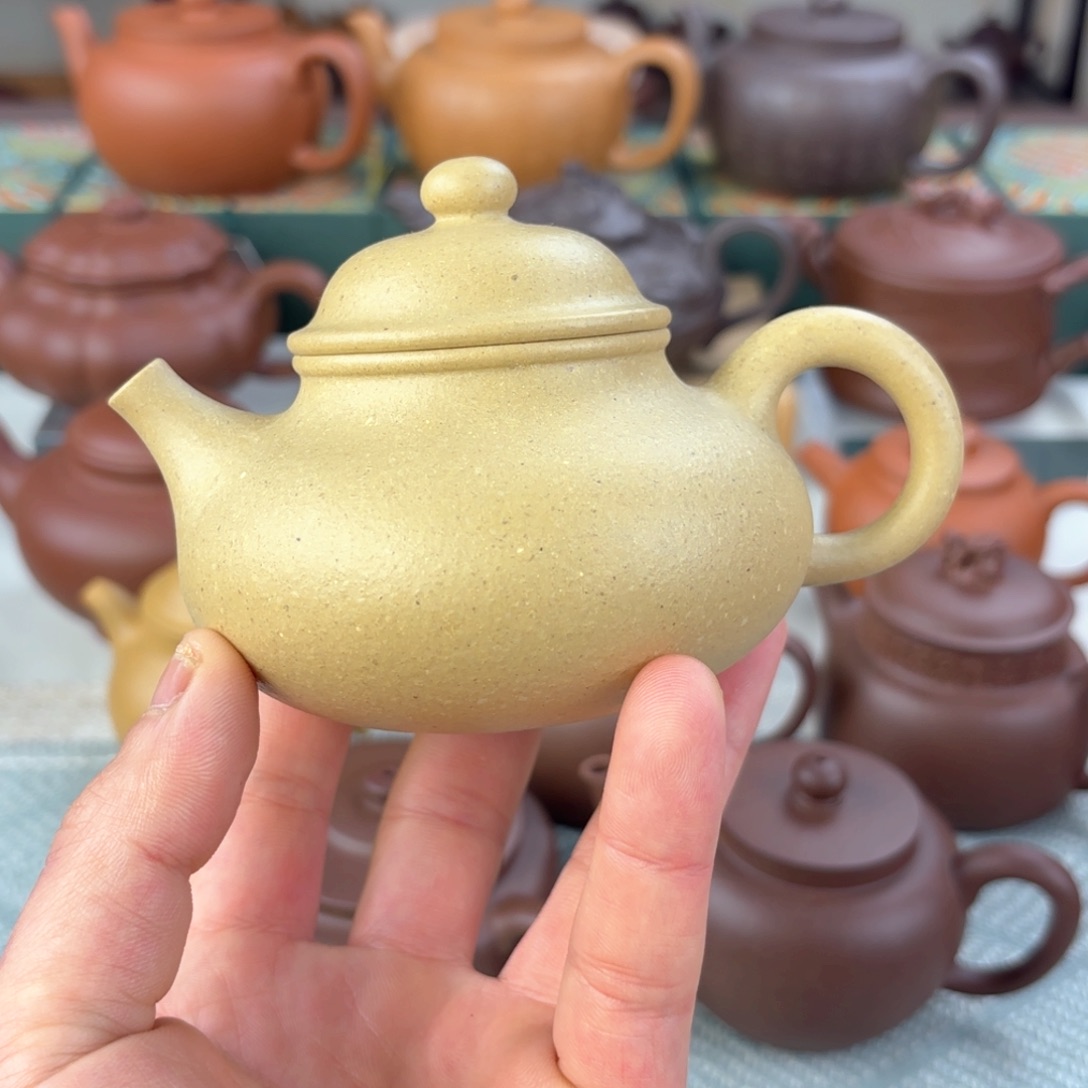 紫砂茶壶B****y容天 绿泥 200cc