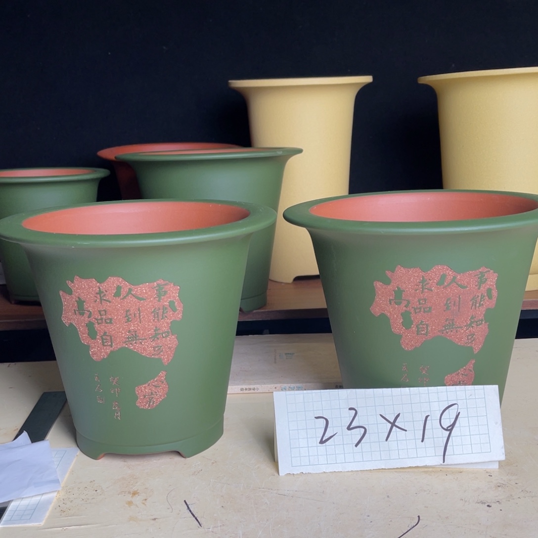 精品宜兴紫砂兰花盆