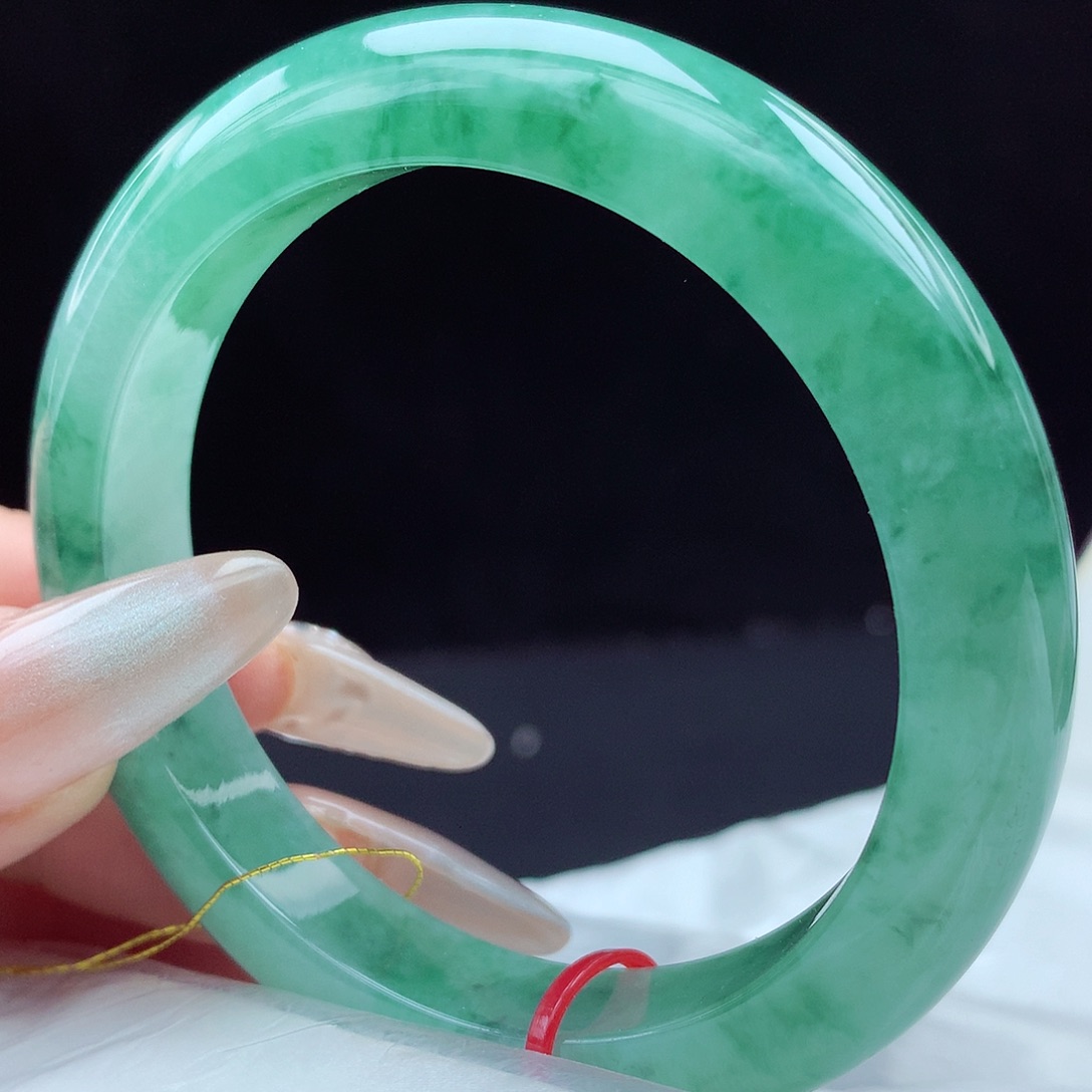 未镶嵌手镯翡翠55圈295