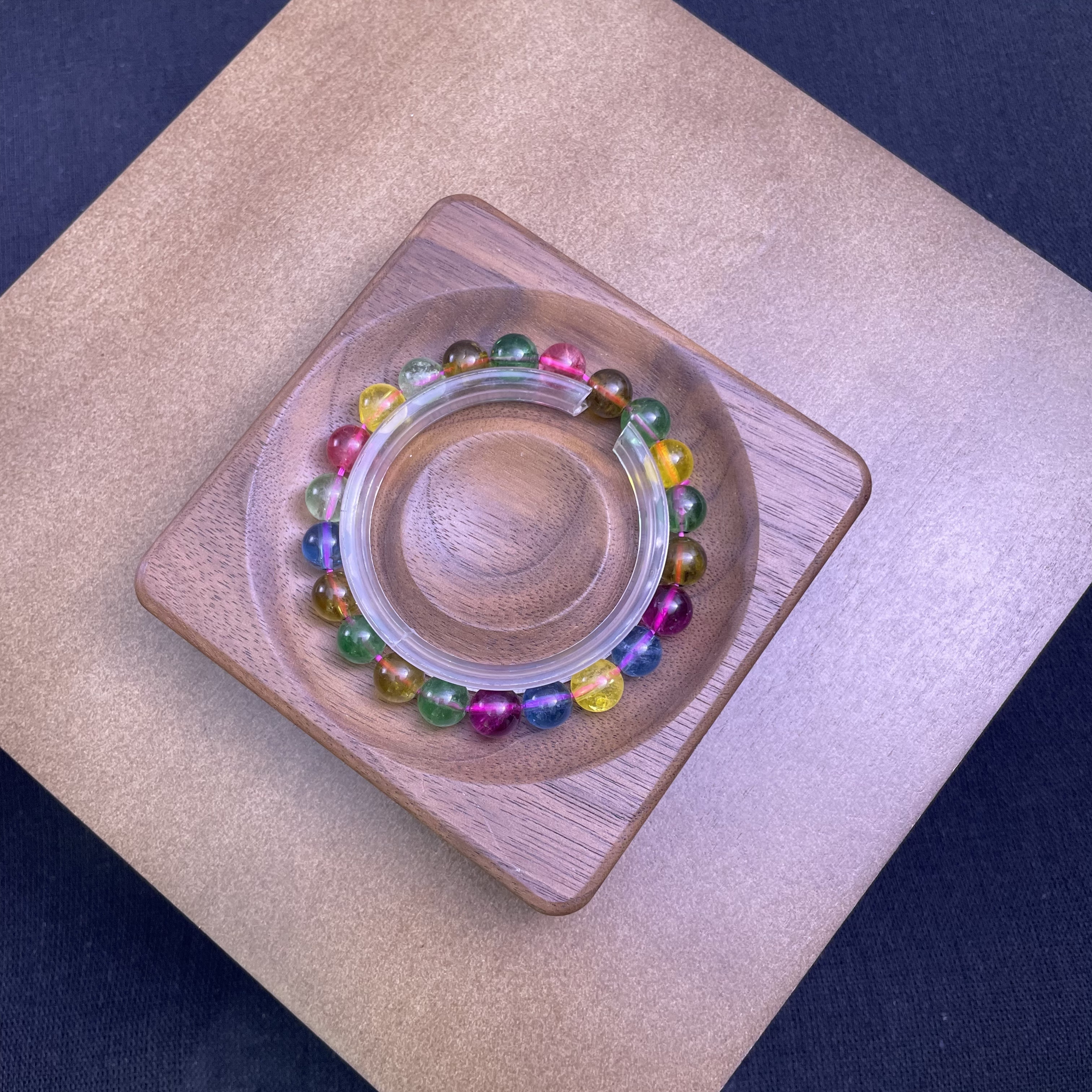 【思涵珠宝】天然玉石 429 透糖果碧8mm