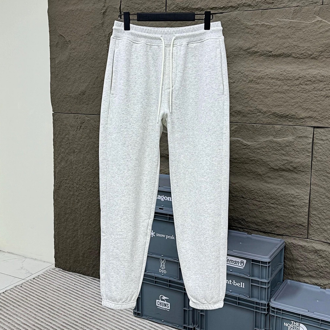 修身宽松束脚加绒卫裤