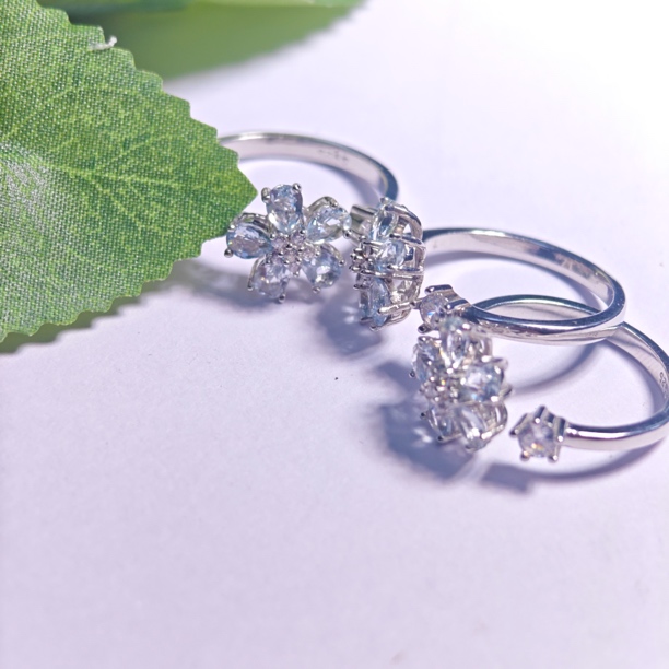 【书记甄选】原创海蓝宝戒指 多样性发一件 QQ5430