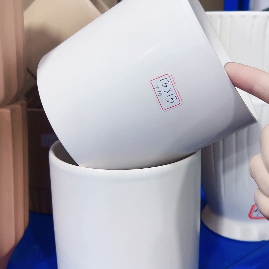 有孔外贸尾单陶瓷花盆凑单10米包邮