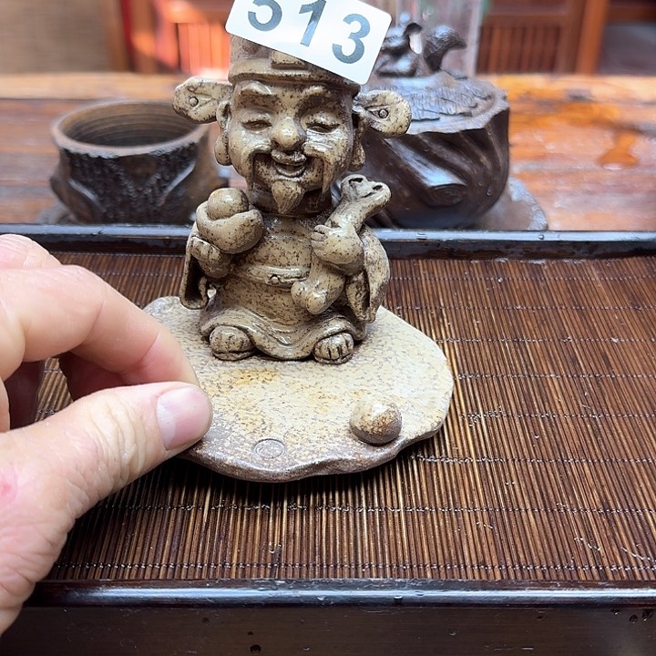 纯手工制作粗陶茶具