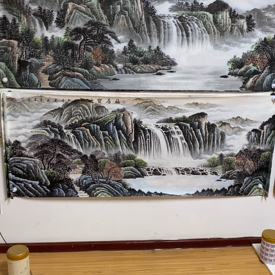 国画土**童1.8米长的福居宝地