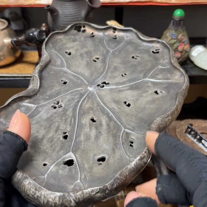 舍*锡中古工艺品摆件