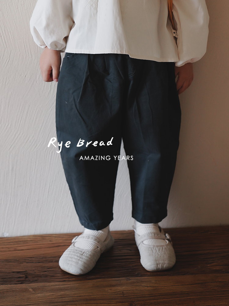 韩版小童女童宽松版型休闲裤背带裤半裙07