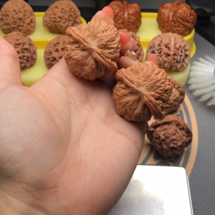 把件文玩核桃40球白