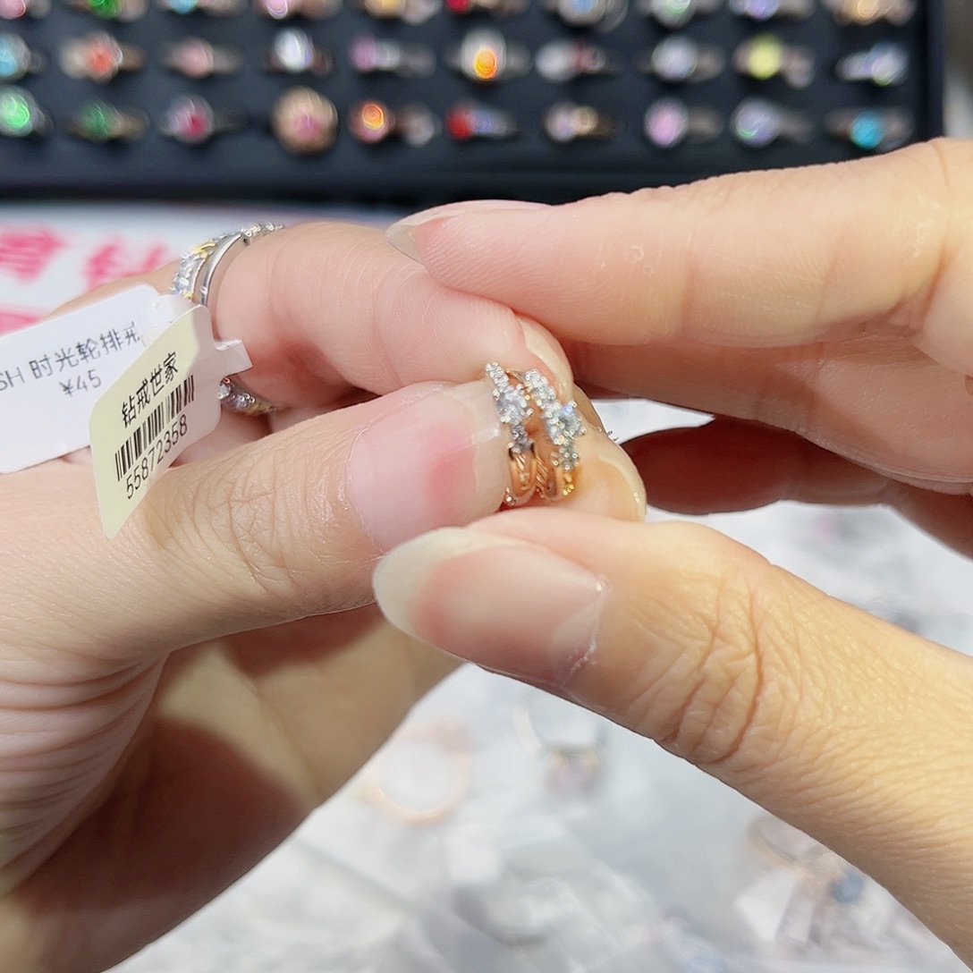 莫桑石非金属耳扣