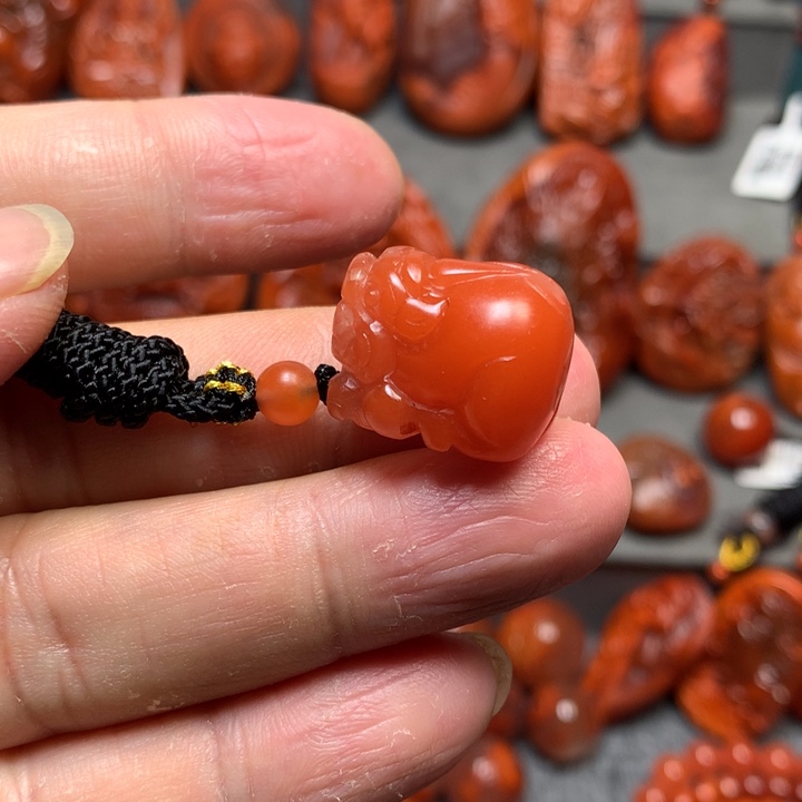 吊坠(不含链)未镶嵌南红玛瑙