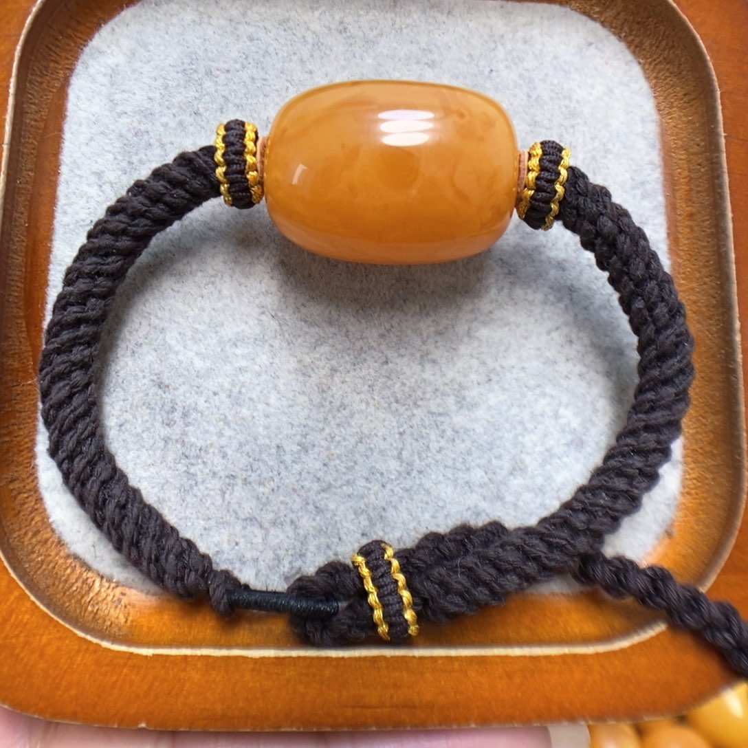 蜜蜡手串未镶嵌蜜蜡