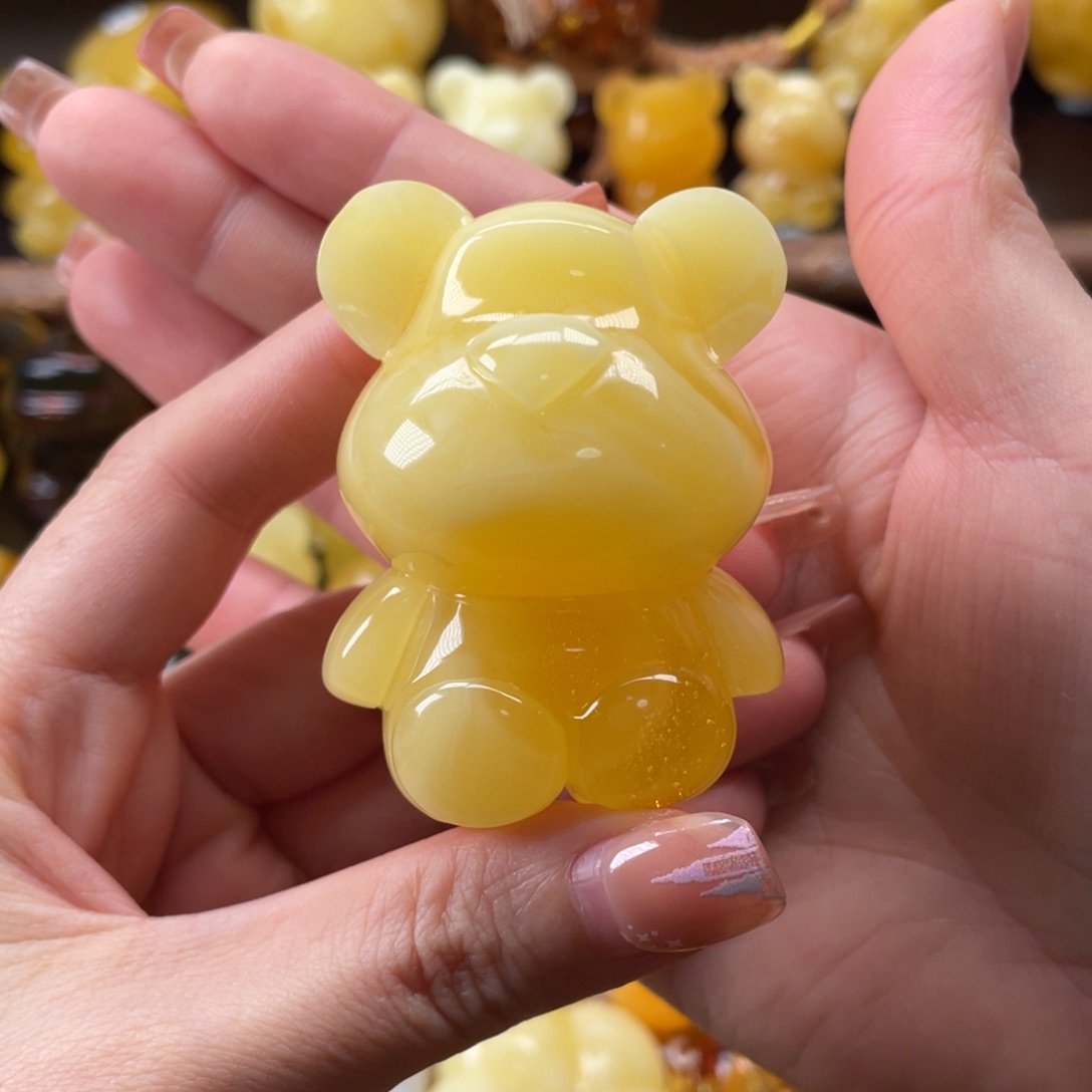 琥珀珠宝奇石未镶嵌安*妮