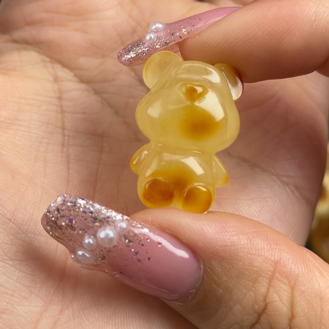 琥珀裸石未镶嵌蜜蜡