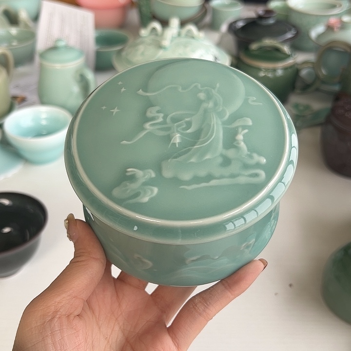 小米茶器龙泉青瓷