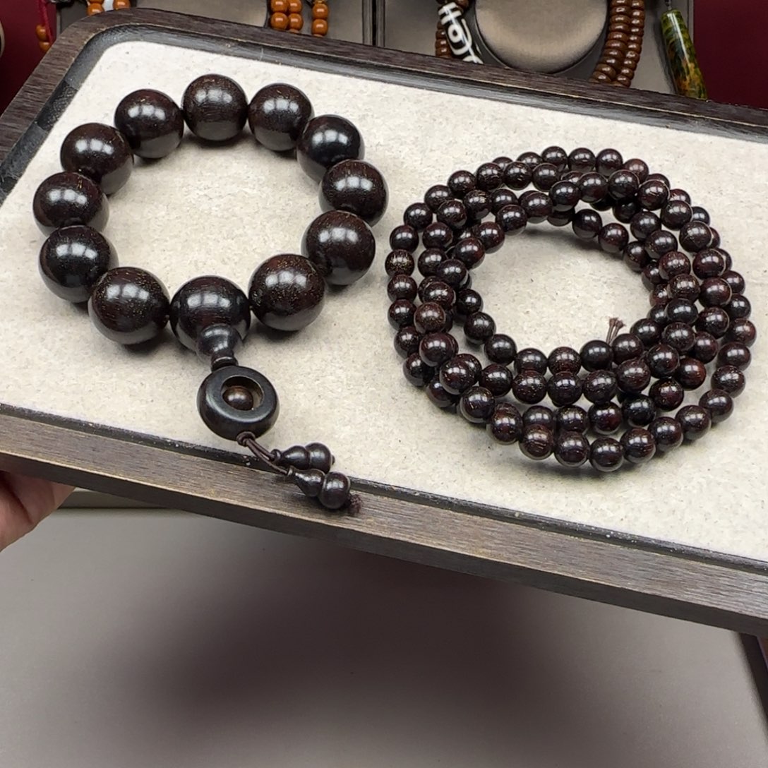 星月菩提手串塔**那两条带手套