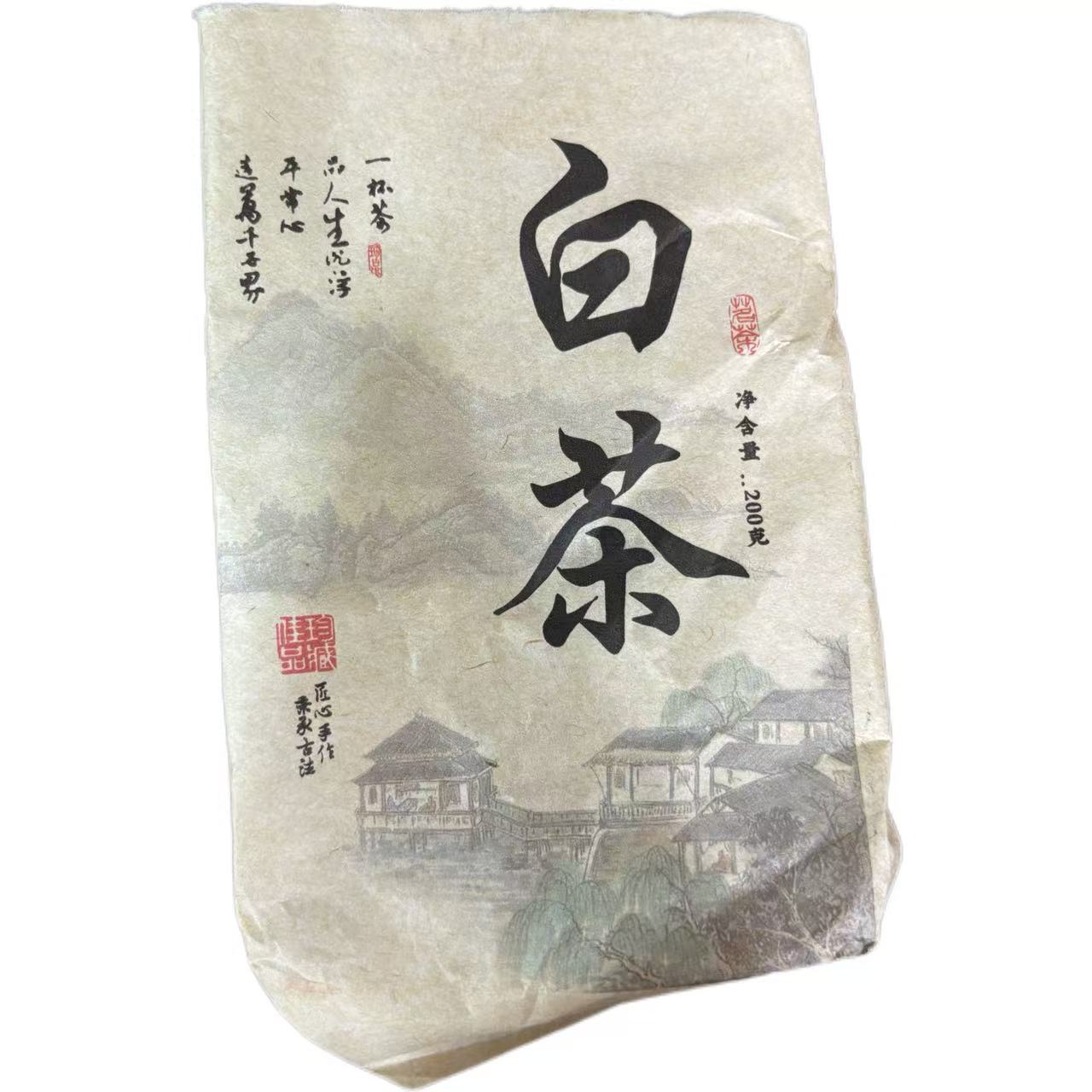 2025年帮骂春白茶砖200克7月20日-【12号品】