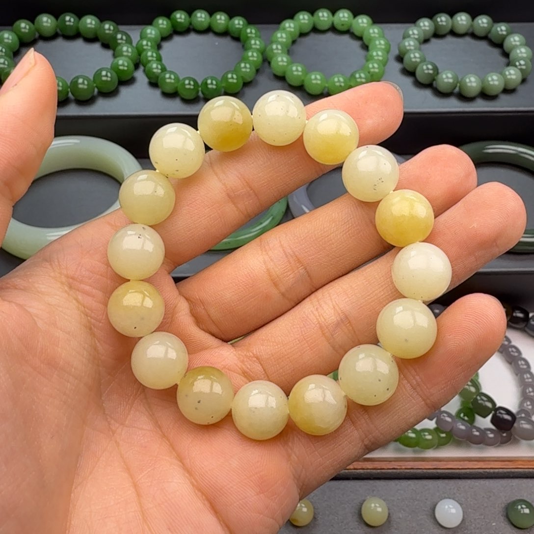 和田玉手串未镶嵌