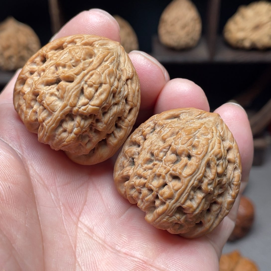 桃核把件36全品小密纹